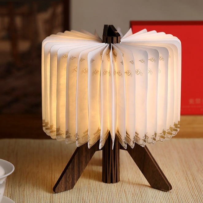 Folding Chinese-Style Nightlight – Elegant & Portable Design