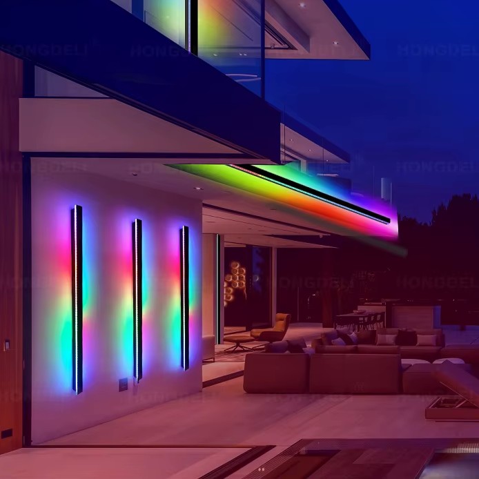 Luminous RGB Outdoor Wall Light
