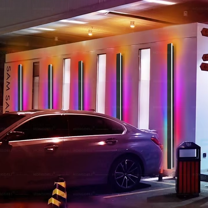 Luminous RGB Outdoor Wall Light