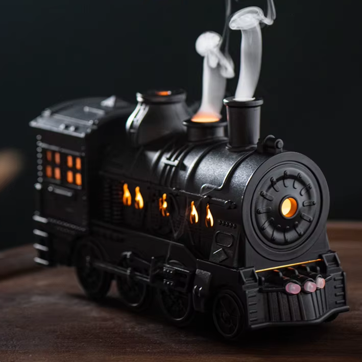 Vintage Train Nightlight & Humidifier with Remote Control
