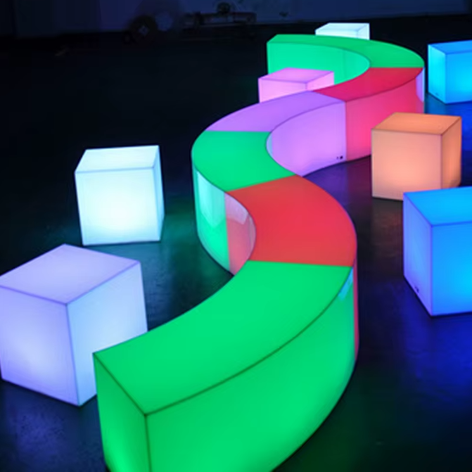 LUMINA MODULAR – Waterproof LED Lounge Furniture