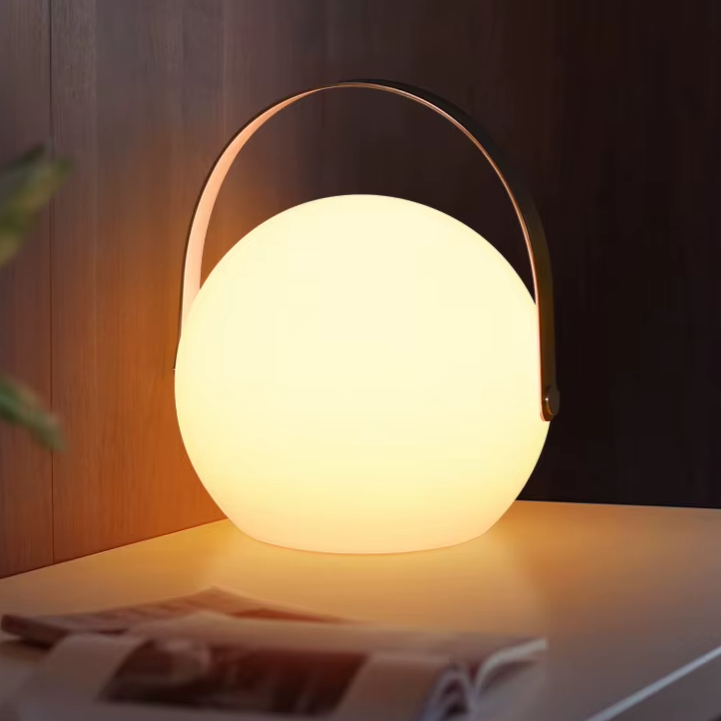 LUMINA GLOW – Portable Ambient Night Lamp with RGB Dimming