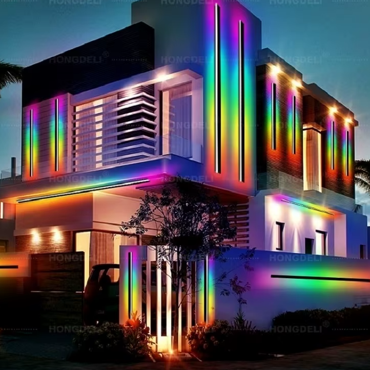 Luminous RGB Outdoor Wall Light