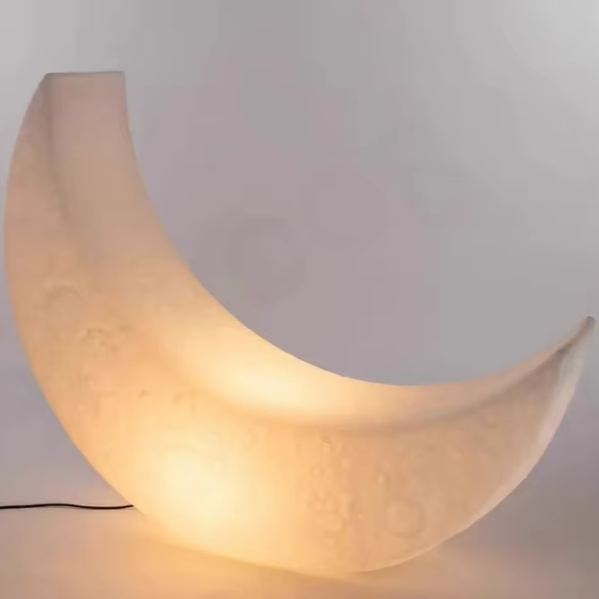 Crescent Moon Floor Lamp