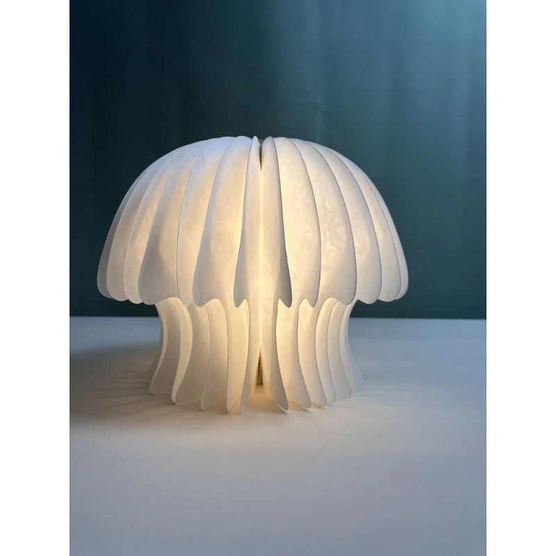 Natural Wood Foldable Mushroom Lamp | Rechargeable & Cordless
