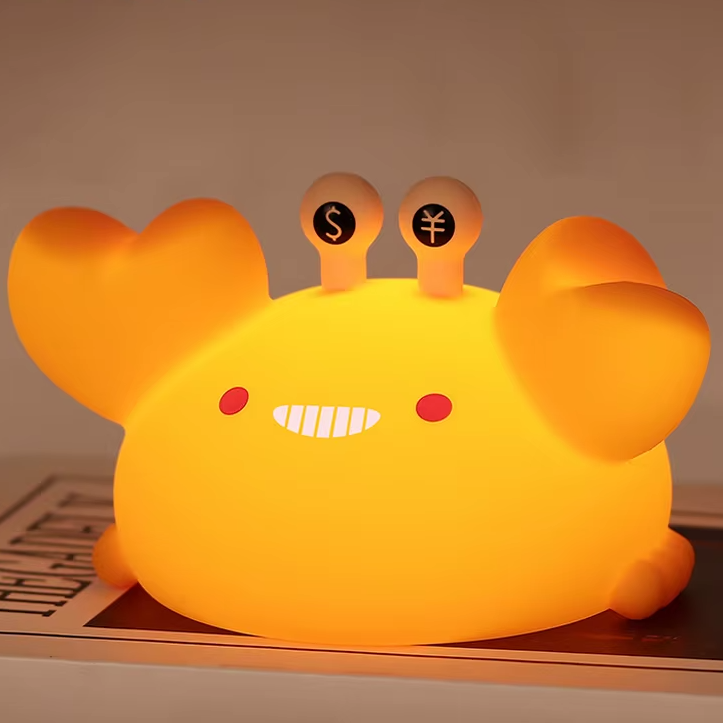 Money Crab Silicone Nightlight