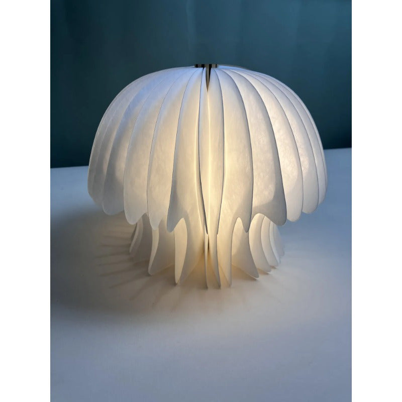 Natural Wood Foldable Mushroom Lamp | Rechargeable & Cordless