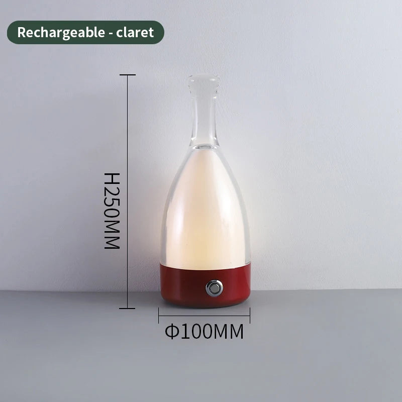 Wine Bottle-Inspired Ambient Light with Bluetooth Speaker