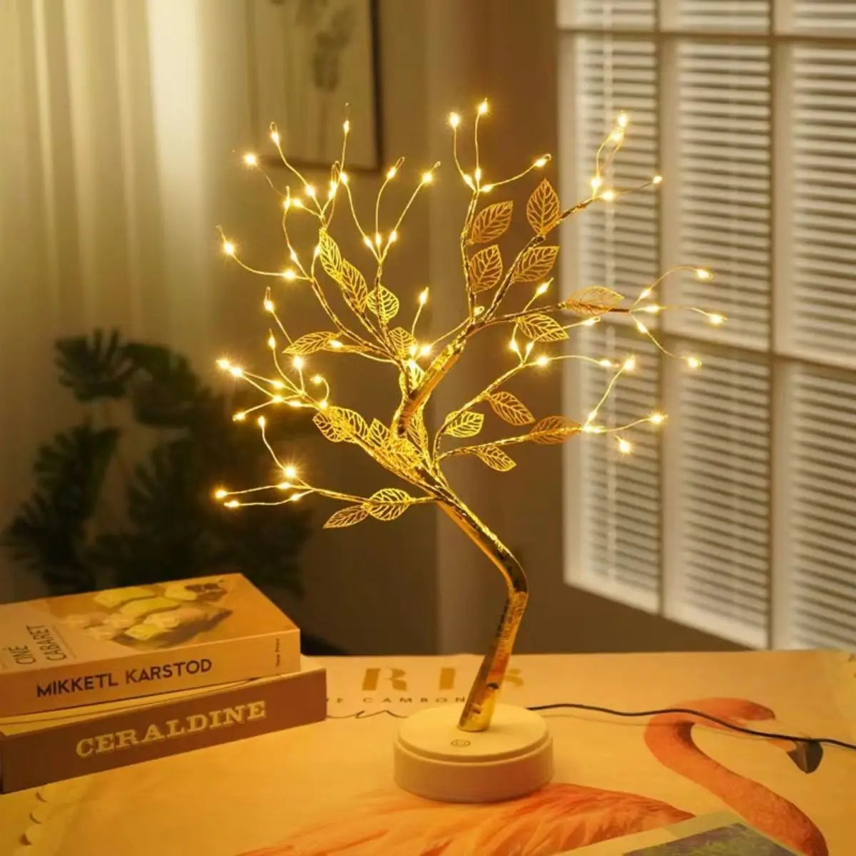 Candle Tree LED Candle Light Touch Control USB decorative lighting detail