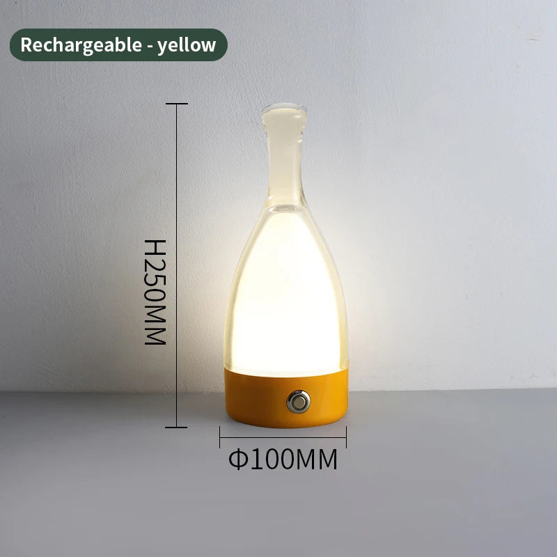Wine Bottle-Inspired Ambient Light with Bluetooth Speaker