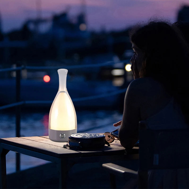 Wine Bottle-Inspired Ambient Light with Bluetooth Speaker