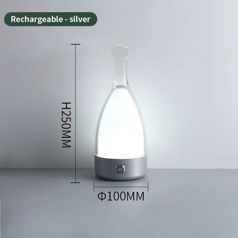 Wine Bottle-Inspired Ambient Light with Bluetooth Speaker