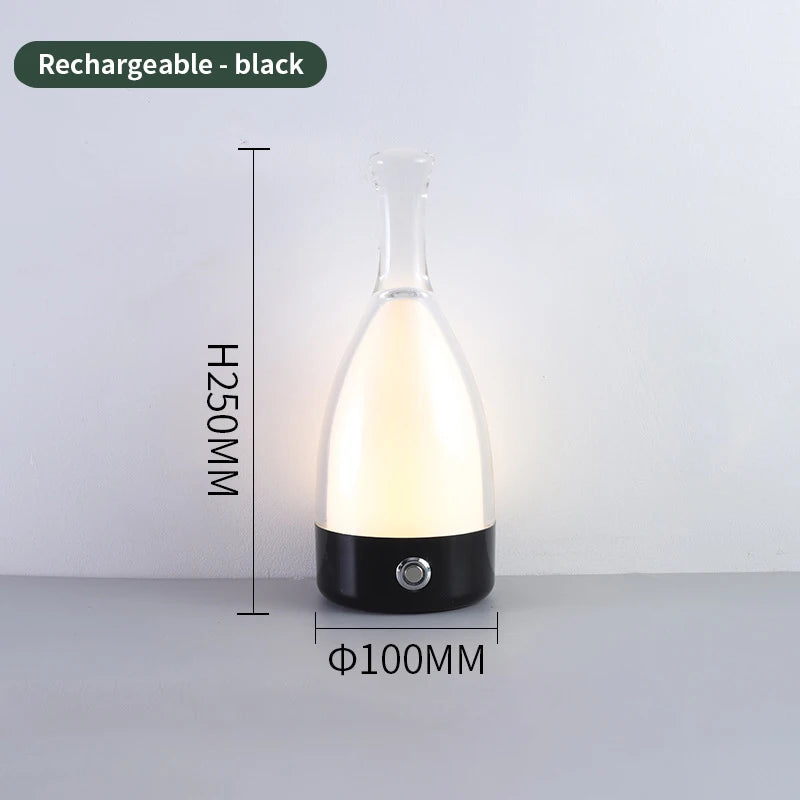 Wine Bottle-Inspired Ambient Light with Bluetooth Speaker