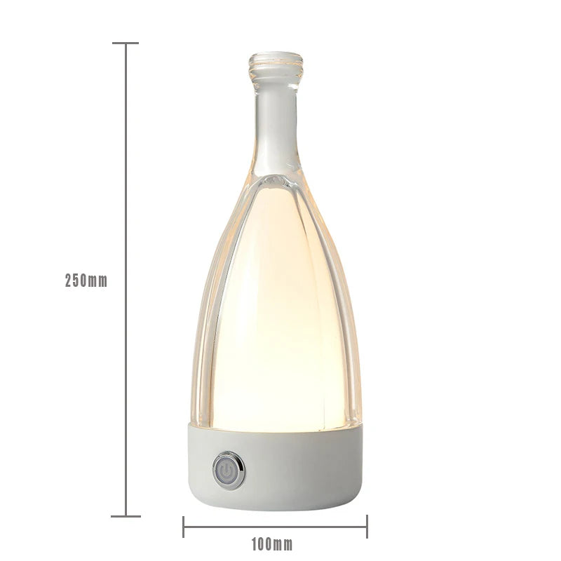 Wine Bottle-Inspired Ambient Light with Bluetooth Speaker