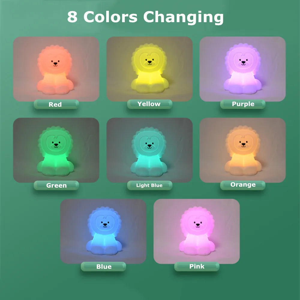 Lion Silicone Nightlight