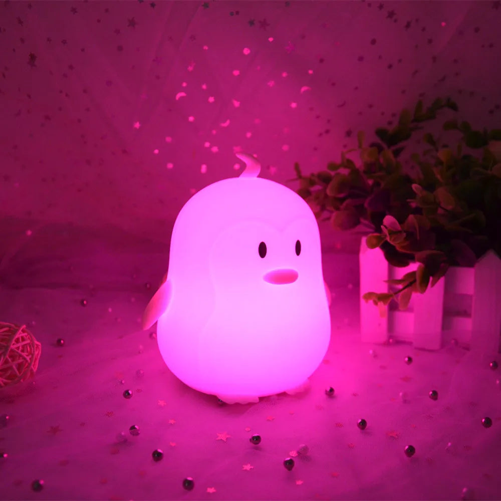 Adorable Penguin RGB Nightlight