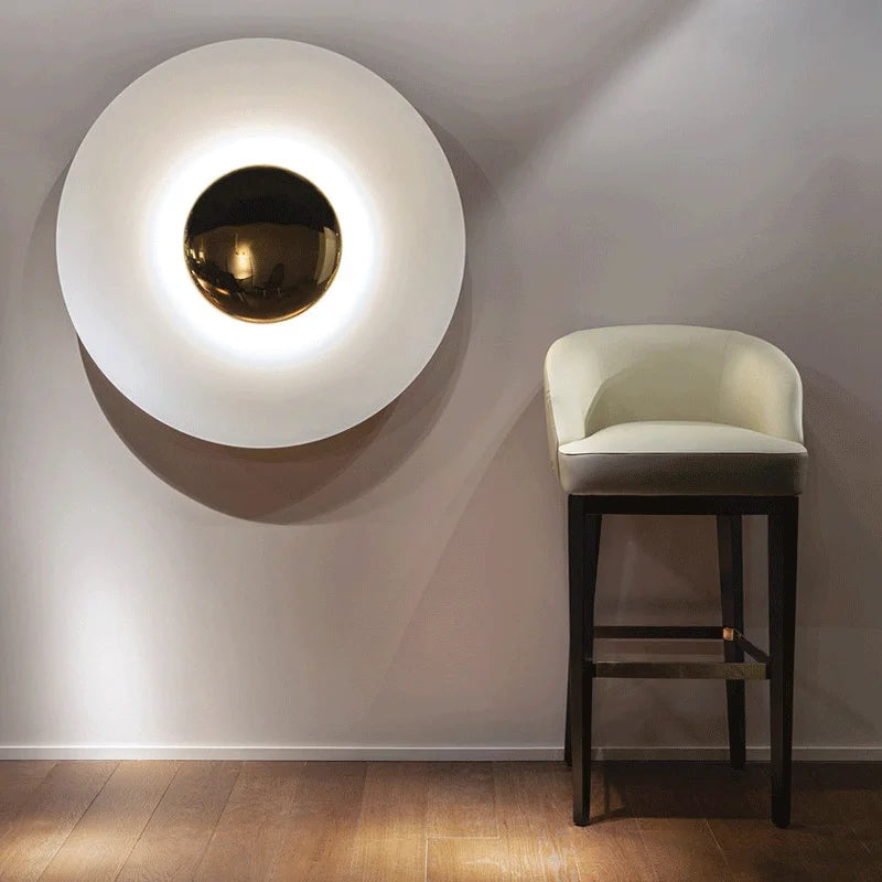 Minimalist Designer Porch Wall Light close-up product view