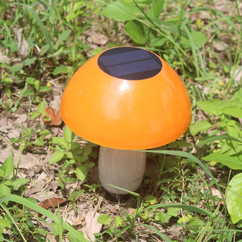 Set of 3 Solar-Powered Mushroom Garden Lights – IP65 Waterproof\