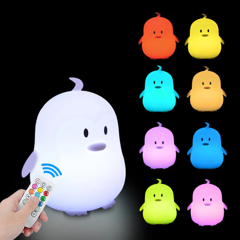 Adorable Penguin RGB Nightlight