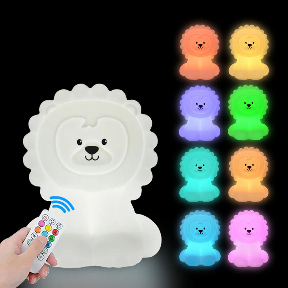 Lion Silicone Nightlight