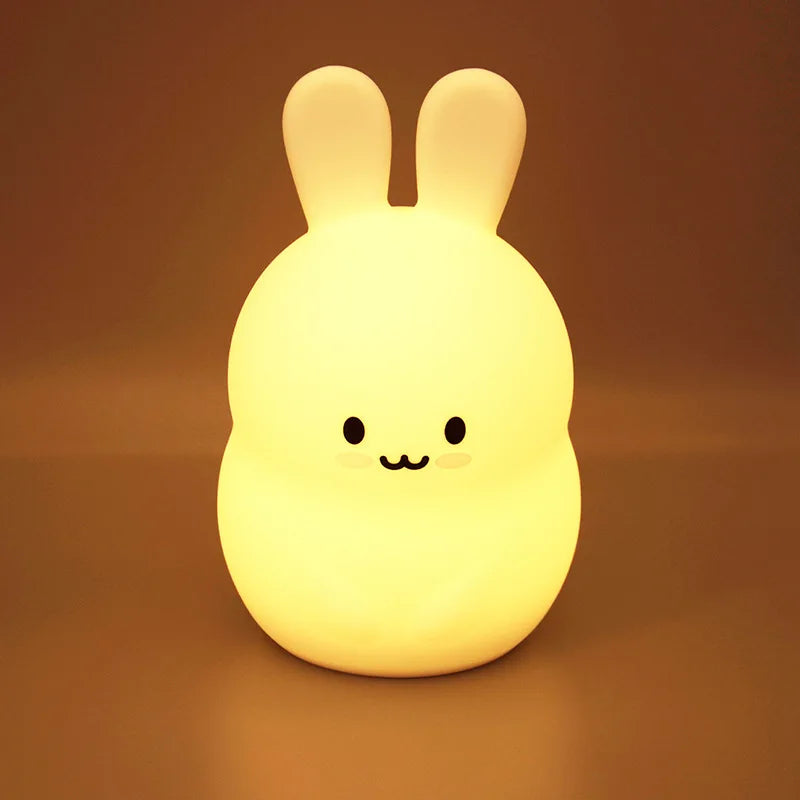 Koala RGB LED Night Light – USB Rechargeable Touch-Sensor Kids Desk Lamp