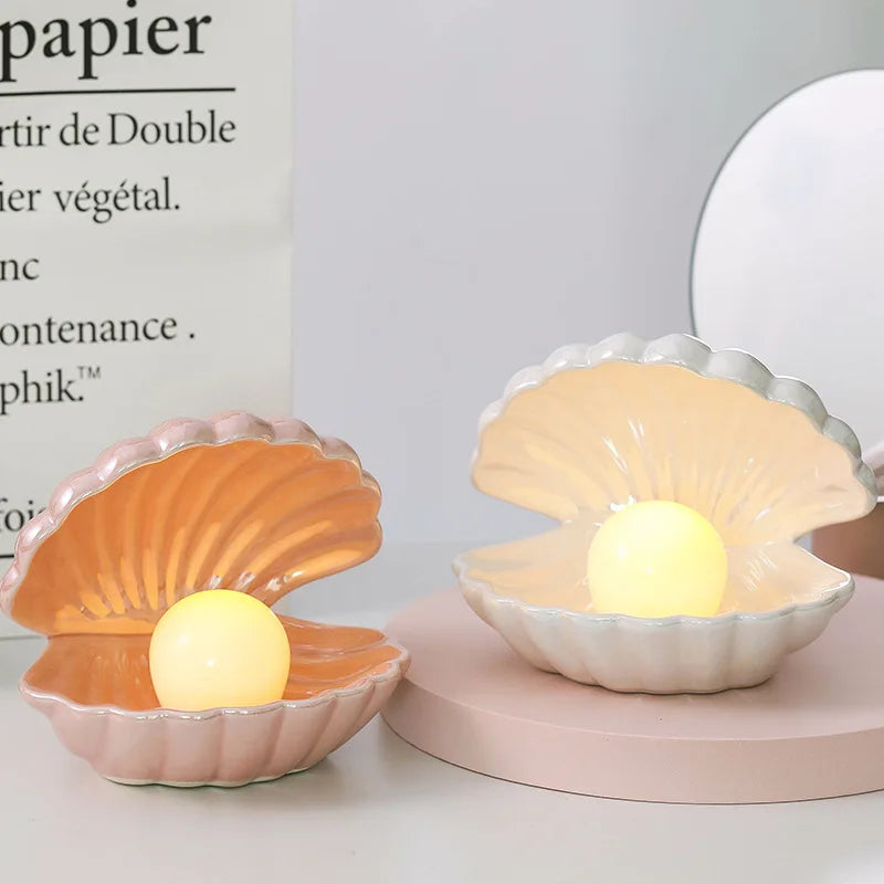 Pear Novelty Animal ceramic desk lamp for soft bedroom ambience