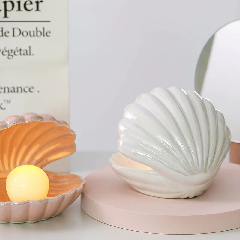 Pear Novelty Animal ceramic desk lamp for soft bedroom ambience