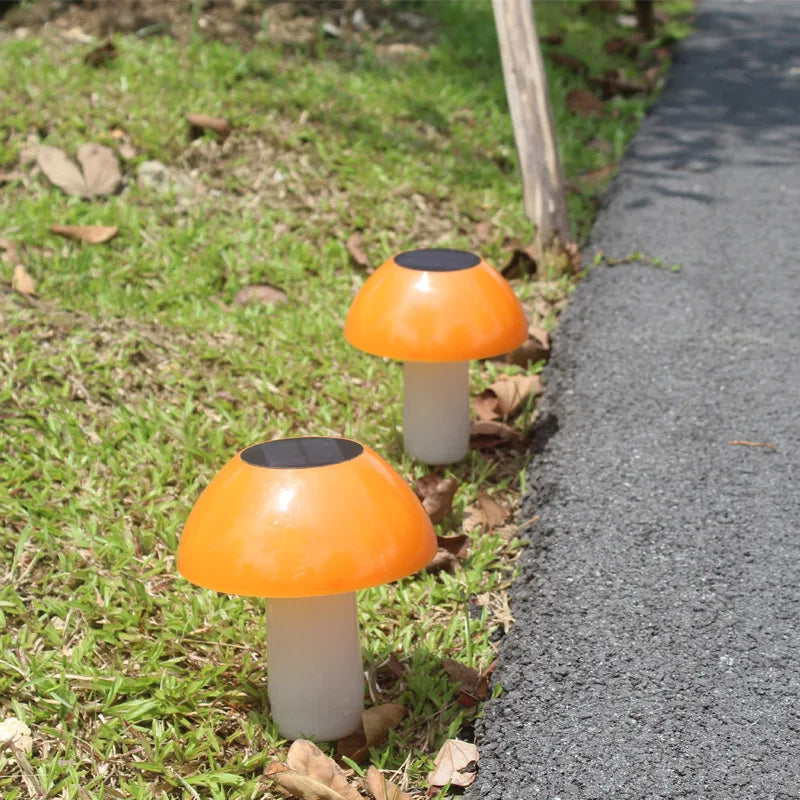 Set of 3 Solar-Powered Mushroom Garden Lights – IP65 Waterproof\