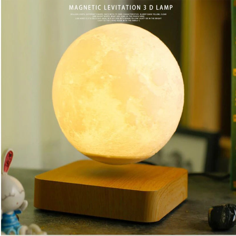 Levitating 3D Moon Lamp