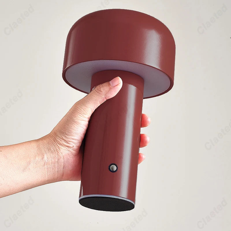 Portable Stylish Mushroom Lamp – USB Rechargeable & Touch Control