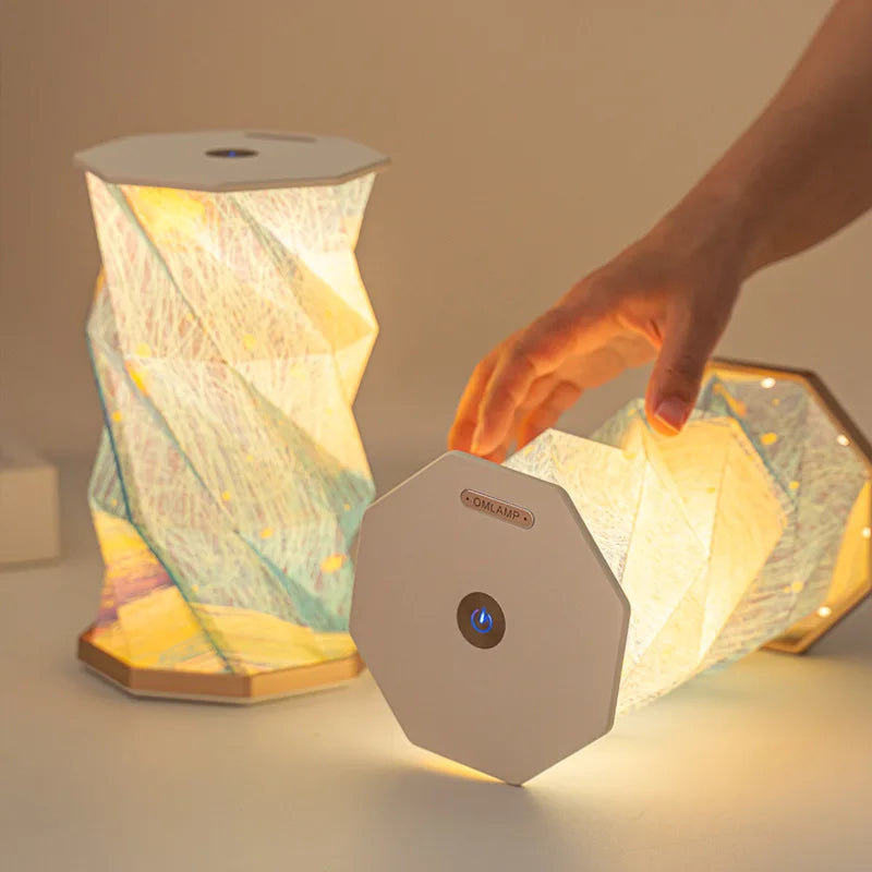 Origami Folding Paper Lamp