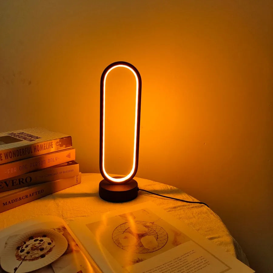 Three Colour Dimming Desk Lamp Dimmable USB design detail view