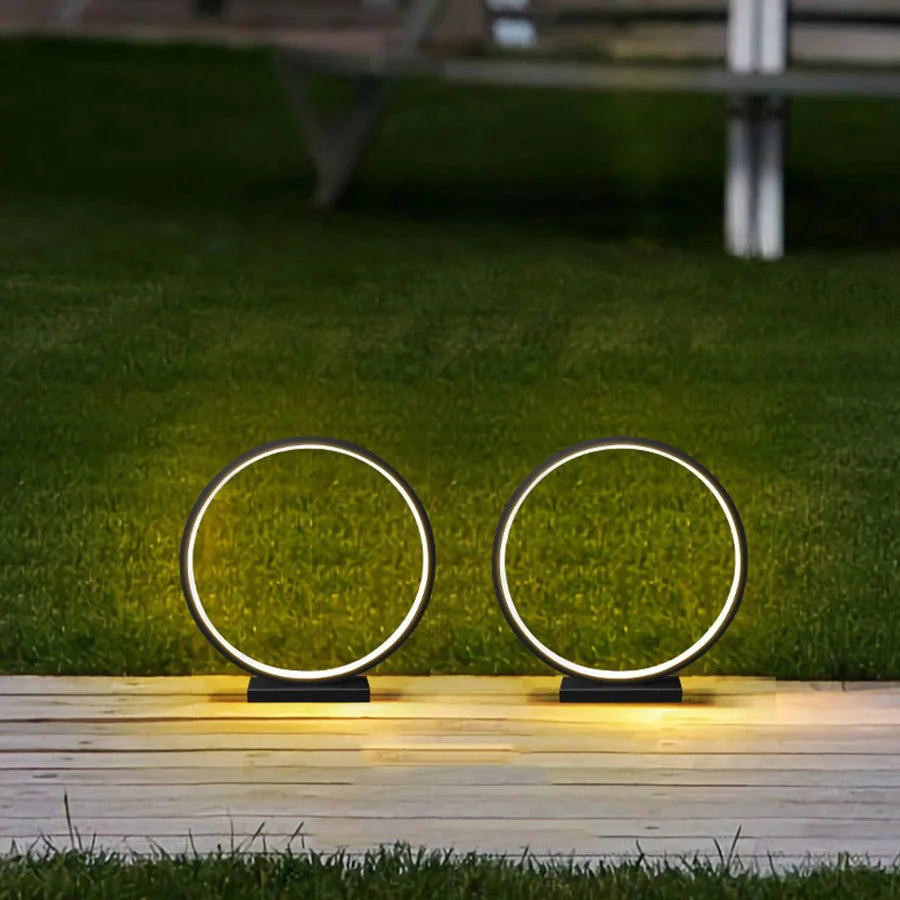 Lunar Halo Outdoor Lamp