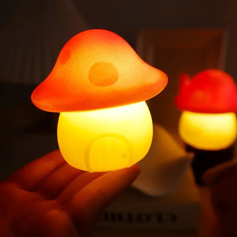 Mushroom Cottage Battery Night Light