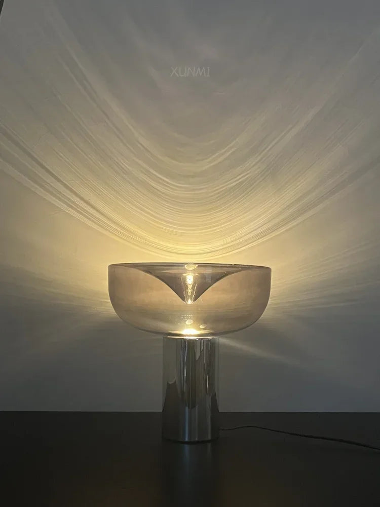 Nordic Radar Design Bedside Table Lamp – LED Touch Dimmer Light Luxury Modern Desk Lamp