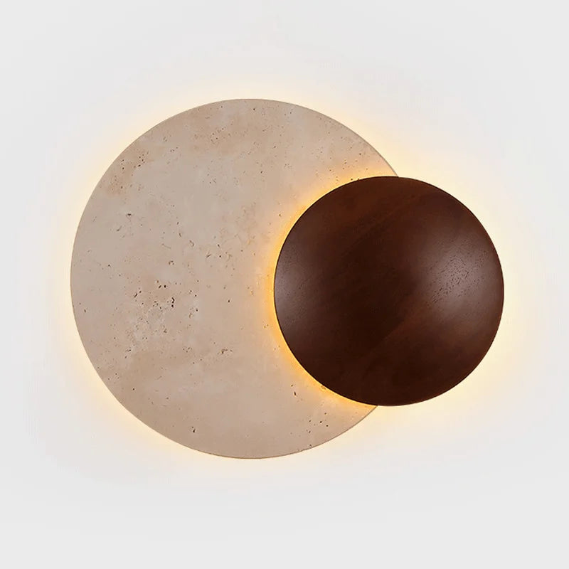 Soluna Travertine Wall Light