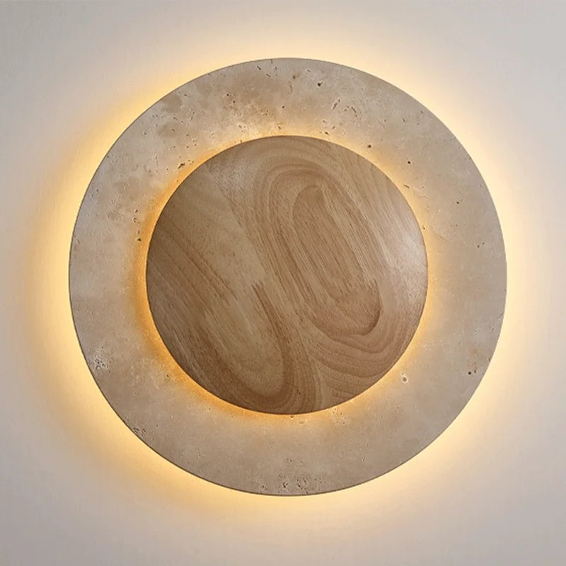 Solara Travertine Wall Sconce