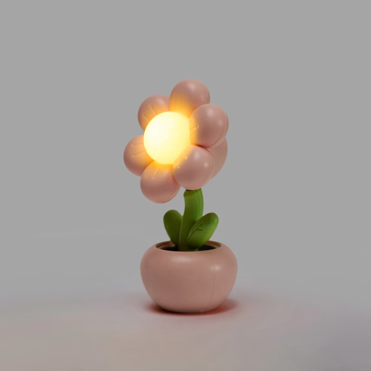 Mini Floral Potted Bedside Table Lamp decorative lighting detail