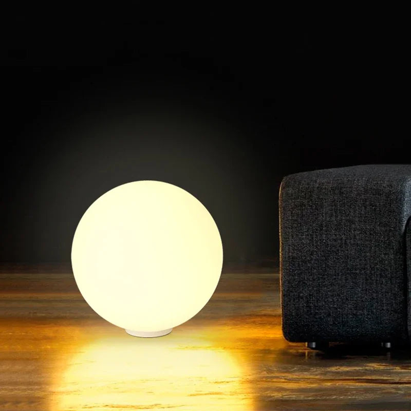 LUMINA ORB – Frosted Glass Globe Lamp