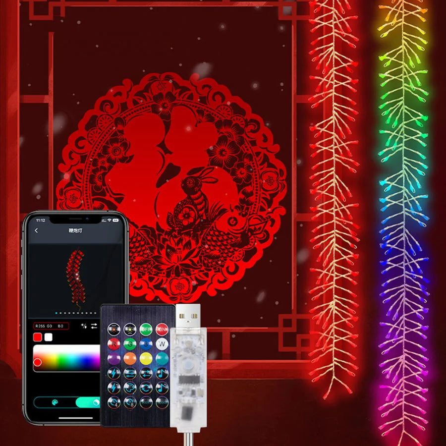 Smart RGB Firecracker Lights