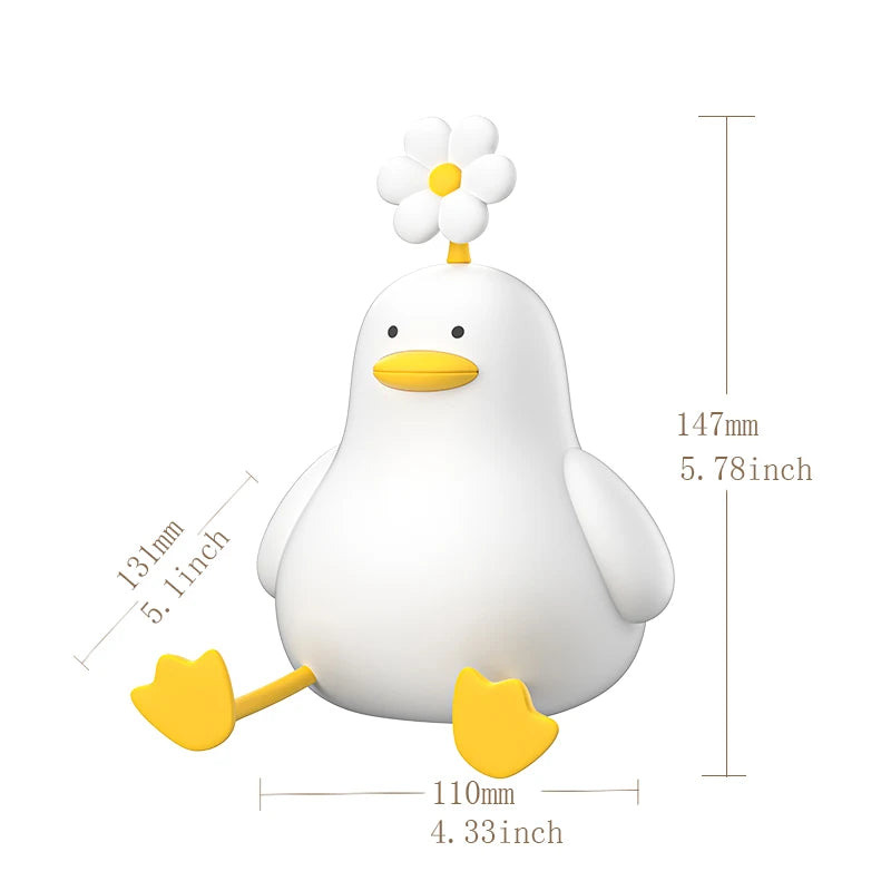Blossom Duck Silicone Night Light