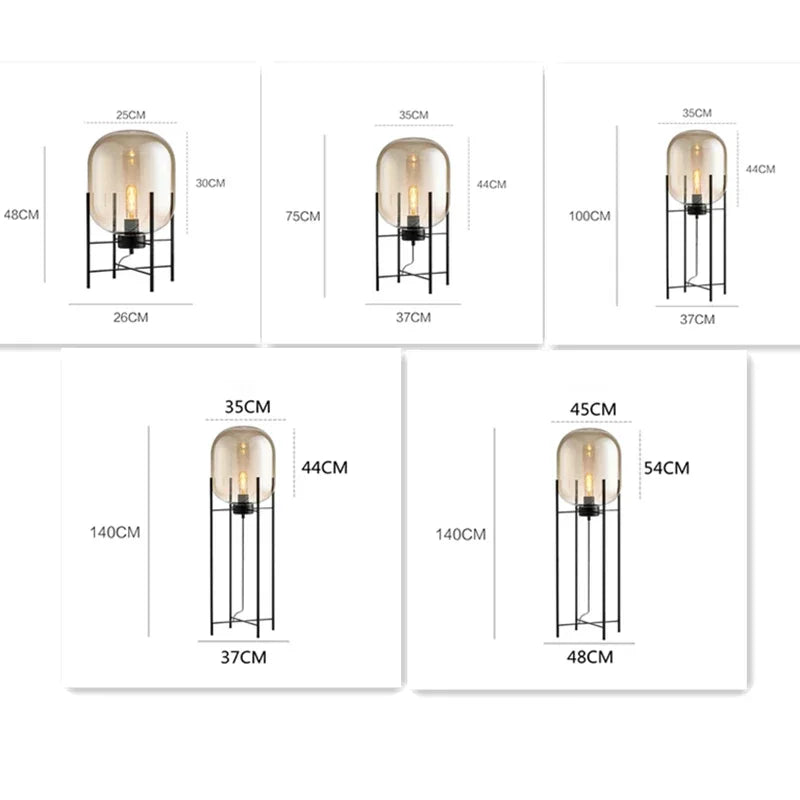 Villa Bubble Oda Floor Lamp decorative lighting detail