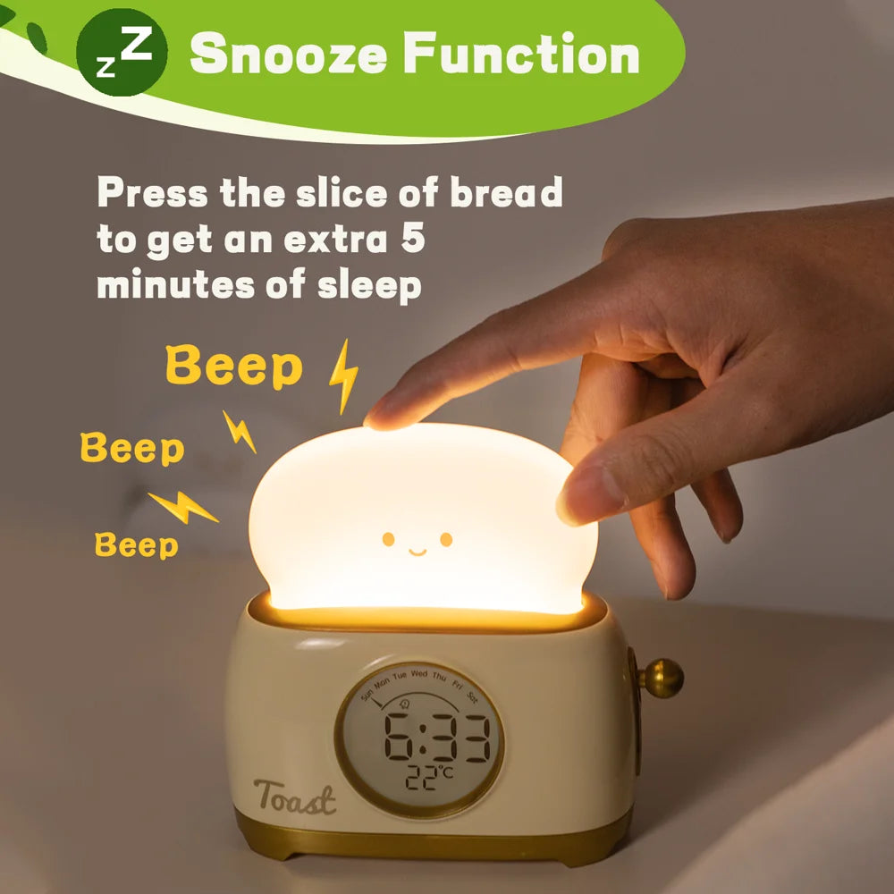 ToastiGlow Alarm Clock