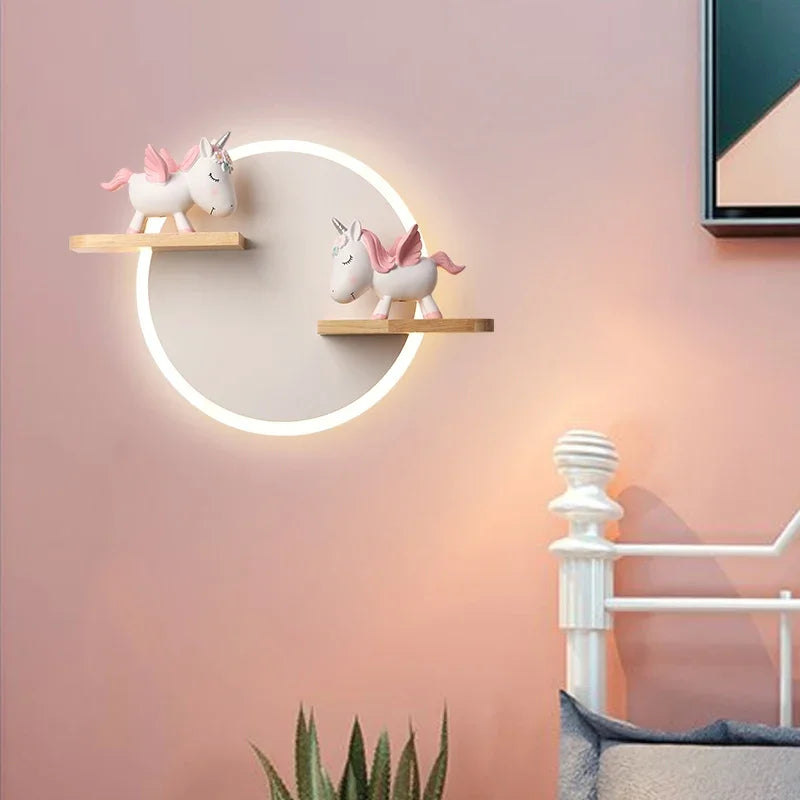 Unicorn Wall Light design detail view