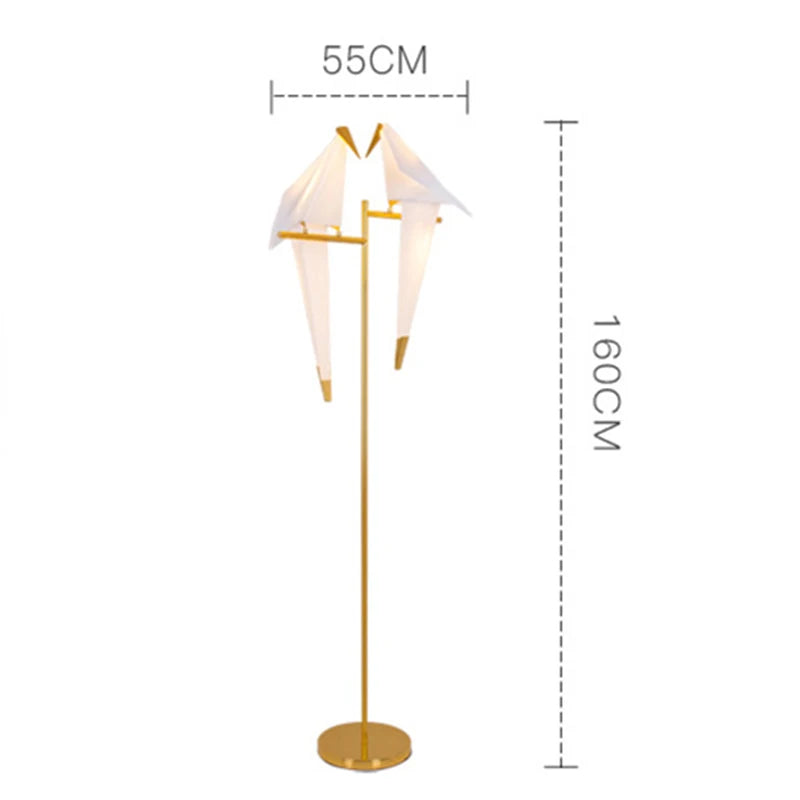 Aves Perch LED Floor, Table, Wall Lamp
