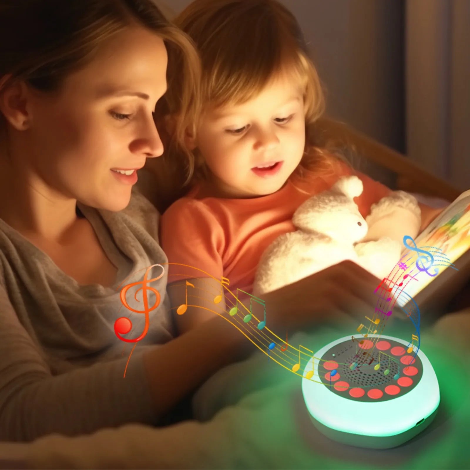 LullabyGlow Sound Machine & Nightlight