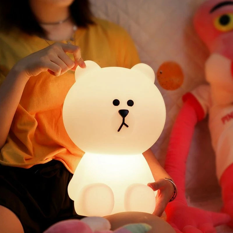Huggable Bear Nightlight – Soft Glow for Cozy Evenings