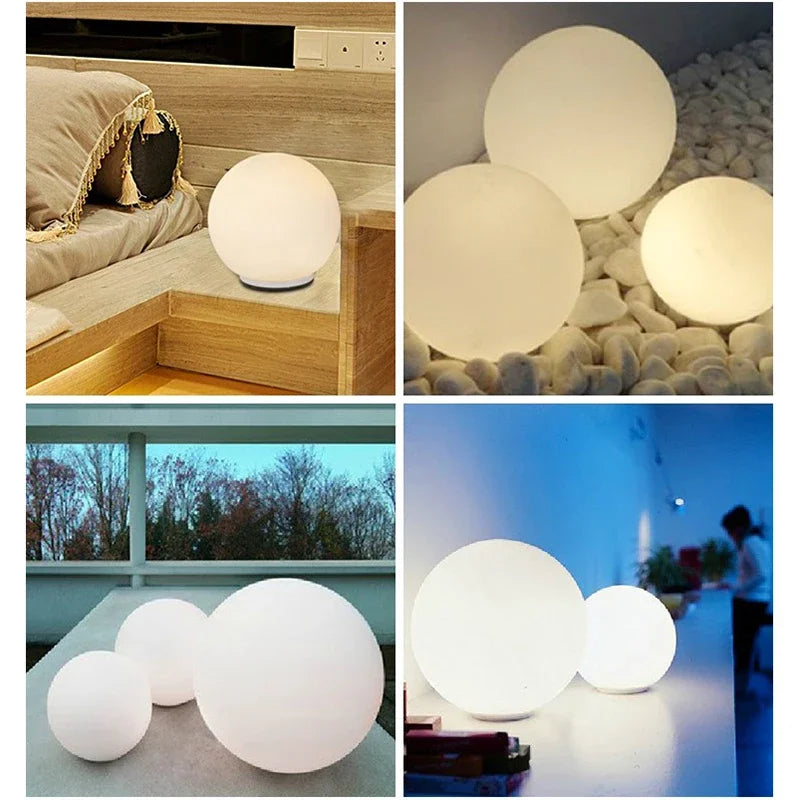 LUMINA ORB – Frosted Glass Globe Lamp
