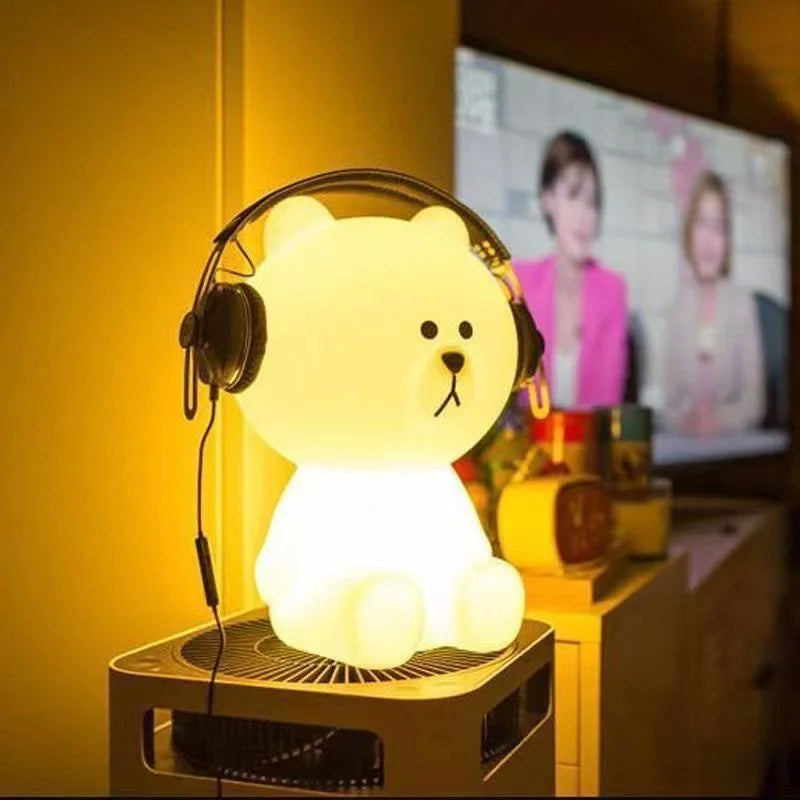 Huggable Bear Nightlight – Soft Glow for Cozy Evenings