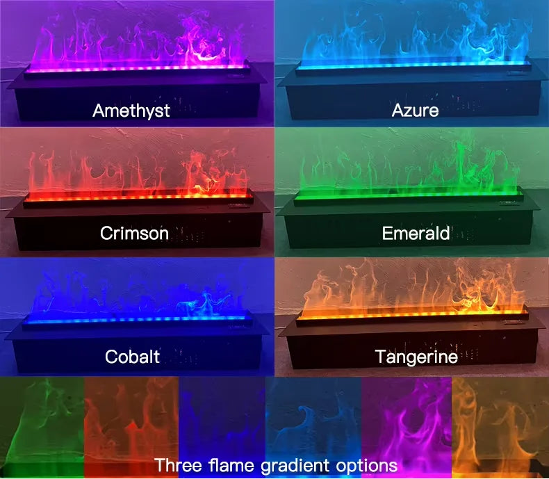 Smart 3D Water Vapor Flame Bar